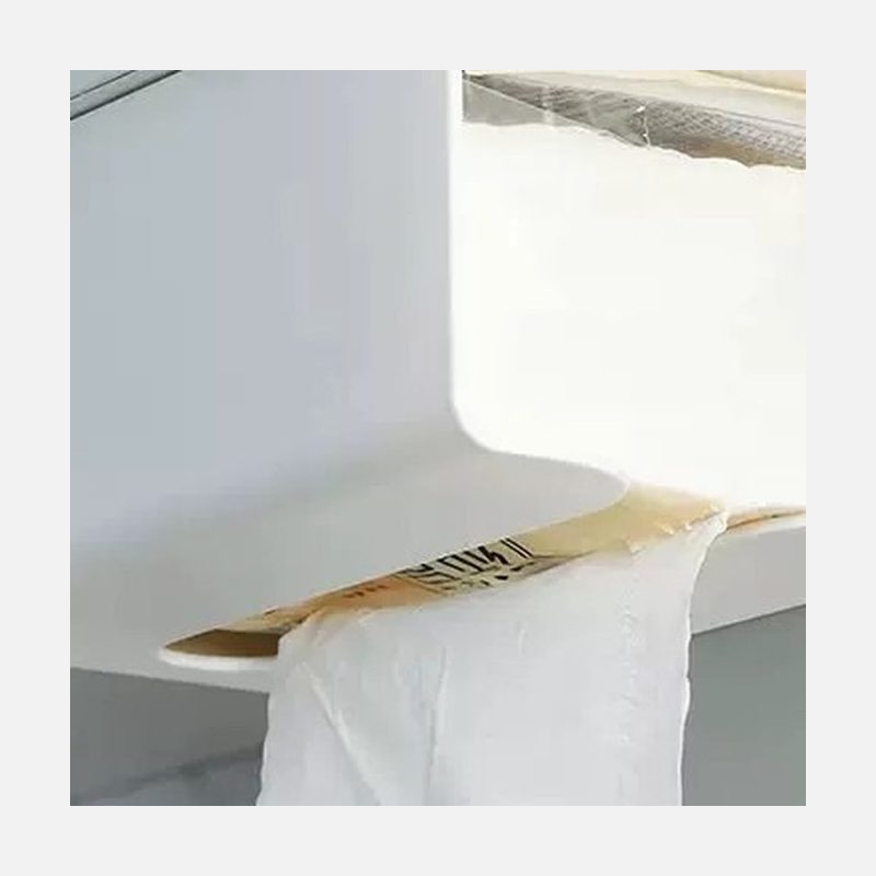 壁挂式抽纸盒 免打孔纸巾收纳盒 细节图2